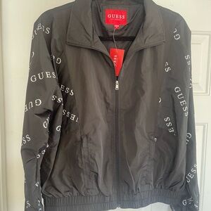 Guess Charcoal Mesh Jacket  Unisex- Size M